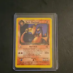 Pokemon Dark Charizard Team Rocket Rare 80 HP 21/82 Regular Unlimited English - Image 1
