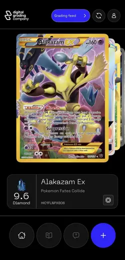 Pokemon XY Fates Collide Alakazam EX 125/124 Full Art Secret Rare NM - Image 3