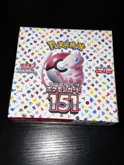 Pokemon TCG Scarlet & Violet Japanese 151 Booster Box Sealed - Image 1