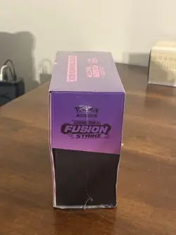 Pokemon Sword & Shield Fusion Strike Elite Trainer Box Sealed w/ munched corner - Image 2