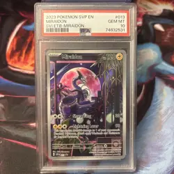 Miraidon #013 Pokemon Scarlet & Violet Base ETB Promo - PSA 10 Gem Mint - Image 1