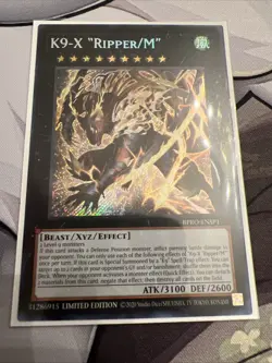 Yugioh! K9-X "Ripper/M" - BPRO-ENSP1 - Secret Rare - LIMITED EDITION - Image 1