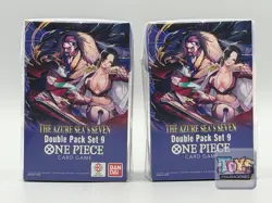 Lot Of 2 One Piece TCG: Double Pack Set 9 The Azure Sea's Seven. OP-14. New - Image 5