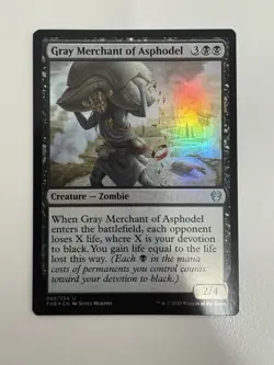 Gray Merchant of Asphodel Foil MTG Magic the Gathering Card NM Near Mint THB - Image 1