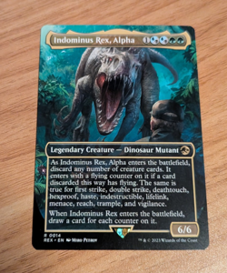 MTG Indominus Rex, Alpha Jurassic World NM - Image 1