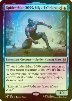 Spider-Man 2099, Miguel O'Hara Marvel's Spider-Man: Eternal-Legal (Foil) MTG SPE - Image 1
