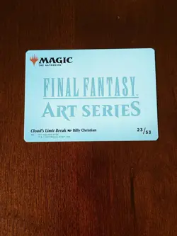 Cloud's Limit Break Art Card (Gold-Stamped Signature) [FINAL FANTASY Art Series] - Image 2