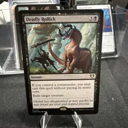 Magic the Gathering TCG Deadly Rollick R Commander Masters 147 - Image 1