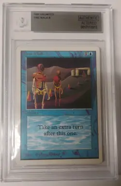 Magic: The Gathering Unlimited Time Walk Moderately Played - Image 1