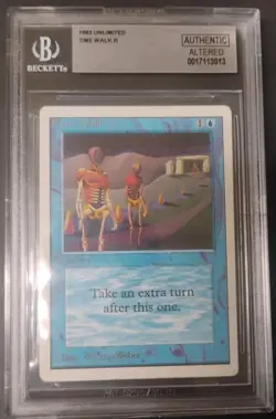 Magic: The Gathering Unlimited Time Walk Moderately Played - Image 3