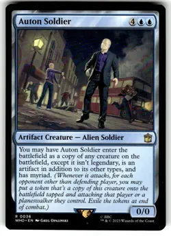 1x Auton Soldier - Universes Beyond: Doctor Who - NM - MTG - Image 1