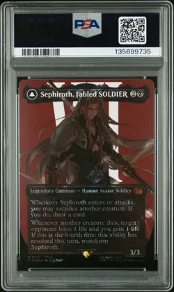 2025 #0527 SEPHIROTH, FABLED SOLDIER/SEPHIROTH, ONE-WINGED ANGEL PSA 10 - Image 2
