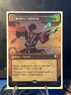 Redirect Lightning (Showcase) Avatar: The Last Airbender Foil - Image 1
