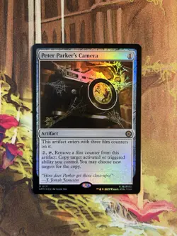 Peter Parker's Camera - Foil Prerelease Promo Marvel's Spider-Man NM MTG - Image 1