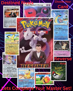 Destined Rivals Reverse Holo Choose your card! Pokemon Master Setting Unlocked! - Image 1
