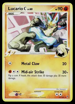 Pokemon Card - Lucario C Supreme Victors 31/147 Rare Non-Holo - Image 1
