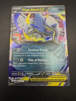 Mega Absol Ex 086/132 Pokemon Play! Prize Pack Series 8 Stamped Pack Fresh - NM - Image 4