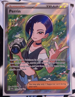 Perrin 209/167 Sv06: Twilight Masquerade Holo Full Art Pokemon TCG - Image 1