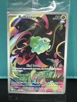 Pokemon BULBASAUR 133/132 - Mega Evolution - ILLUSTRATION RARE - MINT SEALED - Image 1