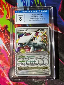 Arceus LV.X DP53 Diamond and Pearl Black Star Promo CGC 8 NM/Mint Pokemon TCG - Image 1