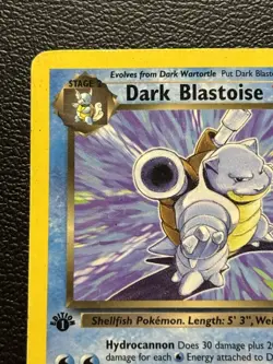 Pokemon TCG Dark Blastoise 20/82 Rare Non-Holo Card 1st Edition HP - Image 3
