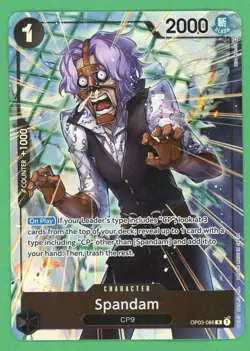 Spandam One Piece Alt Art Foil (English) OP03-086 - Image 1