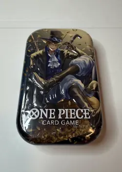 One Piece TCG Card Game - Sabo Mini Tin Vol.2 English 2 Packs Of OP 13 - Image 1