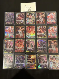 One Piece Japanese Card Lot Of 394 Holo Cards See Pics & Description - Image 2