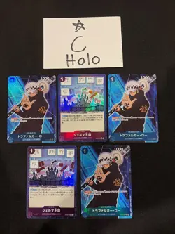 One Piece Japanese Card Lot Of 394 Holo Cards See Pics & Description - Image 5