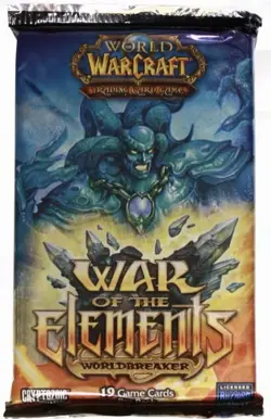 WOW TCG War of the Elements Worldbreaker Factory Sealed Booster Pack English - Image 1