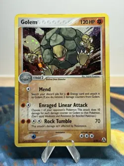 Golem 6/92 Ex Legend Maker Holo Rare 2006 Pokemon Card HP - Image 1