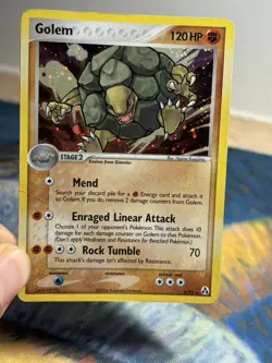 Golem 6/92 Ex Legend Maker Holo Rare 2006 Pokemon Card HP - Image 3