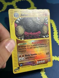 Golem Reverse Holo Rare Expedition 49/165 MP/HP Vintage Pokemon Card - Image 3