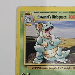 Pokemon TCG Giovanni's Nidoqueen Gym Challenge, Card 23/132, Unlimited Rare 1999 - Image 2
