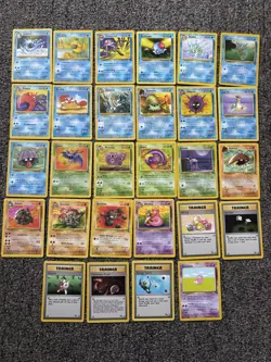 Pokemon TCG WOTC Base Set Jungle Fossil Rare, Common And Uncommon Card Lot - Image 1