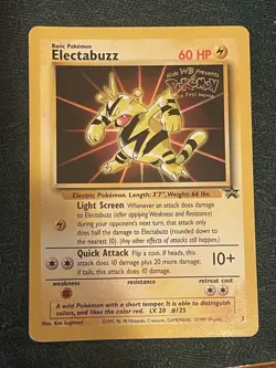 Electabuzz Pokemon Stamped Movie Promo WOTC Card - MP - Image 2