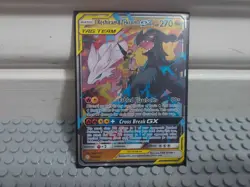 Reshiram & Zekrom GX Tag Team 157/236 Sm-Cosmic Eclipse Holo Ultra Rare Card - Image 1