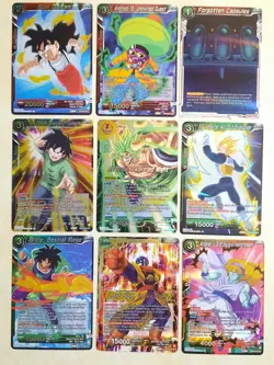 Dragon Ball Z Fighters Ambition Lot of 14 (Holo) Common & Uncommon DBZ Cards. - Image 1