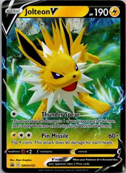 Jolteon V Promo SWSH: Sword & Shield Promo Cards SWSH151 NM - Image 1