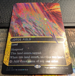 LOTUS FIELD #113 Borderless Galaxy Foil - Edge of Eternities - MTG Magic - Image 2