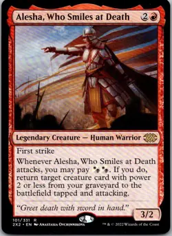 Double Masters 2022 #101 Alesha, Who Smiles at Death - Image 1