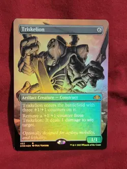 FOIL Triskelion - Borderless - Dominaria Remastered - DMR MTG - Image 3