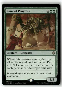 Bane of Progress Commander: Lorwyn Eclipsed NM Regular Magic MTG - Image 1