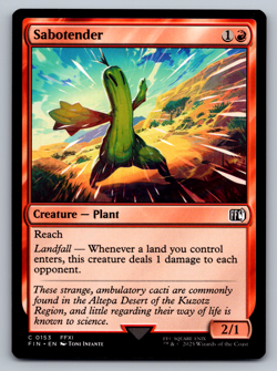 Sabotender C 0153 - Final Fantasy MTG Magic The Gathering (Regular) - Image 1