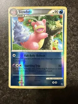 Slowbro 38/90 Reverse Holo Uncommon Undaunted Pokemon Card Pokemon TCG 2010 - Image 1