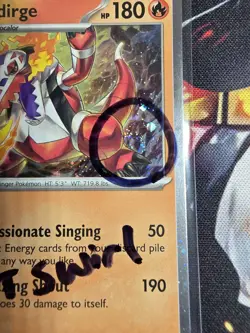FART SWIRL Skeledirge 038/198 Cosmos Holo Promo Scarlet Violet Pokemon Rare F4 - Image 2