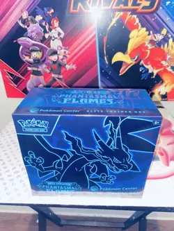 Phantasmal Flames Pokemon Center ETB - Fully SEALED Sharp Corners - Image 2