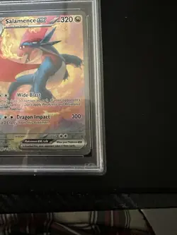 Pokemon TCG Salamence EX 187/159 SIR Journey Together PSA 9 - Image 5