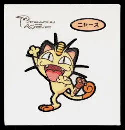 Meowth Daiichi Deco Bread Sticker Pokemon Japanese Moderately Played - Image 1