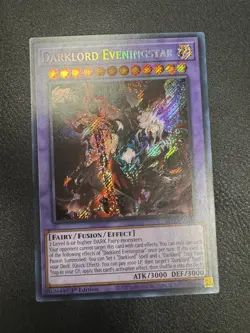 Yugioh! 1x Darklord Eveningstar BPRO-EN036 Secret Rare 1st Ed NM - Image 1